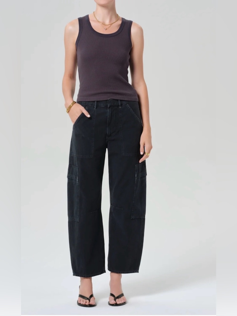 CITIZENS OF HUMANITY Marcelle Cargo (color: 
Washed Black)